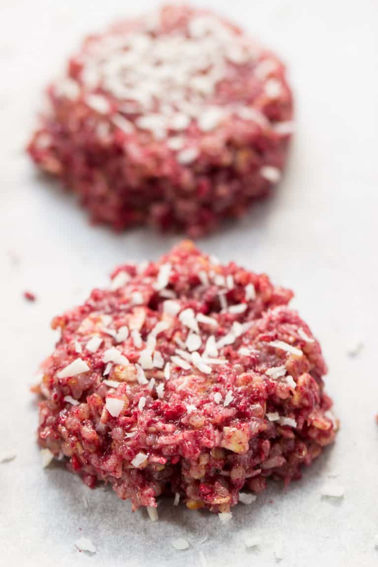 no-bake raspberry cookies